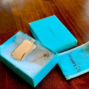 Tiffany & Co. Silver Flask with Blue Box